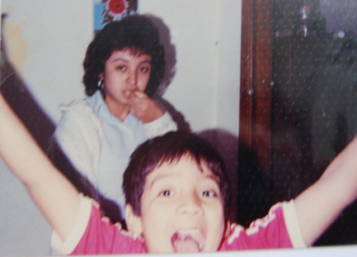 me as a kid