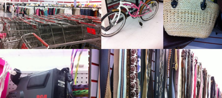 Thrift store shopping