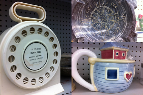 Thrift store shopping Thrift store shopping