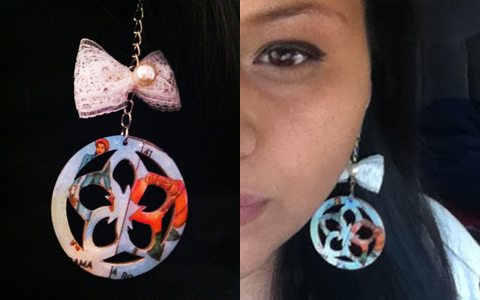 loteria earrings mexistyle loteria earrings mexistyle