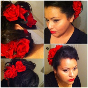 Last Minute Do-It-Yourself Halloween Accessories: Flores
