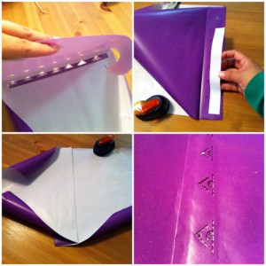 12 Gift Wrapping Days of Christmas: Hidden Glittered Ribbon! – Day 5