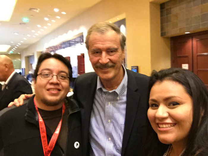 That one time we met Former President Vicente Fox